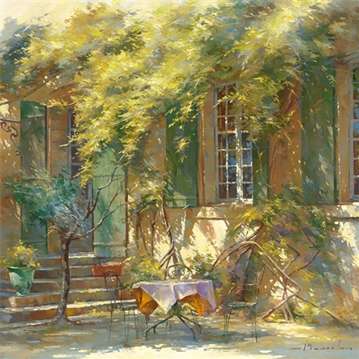 La terrasse du château