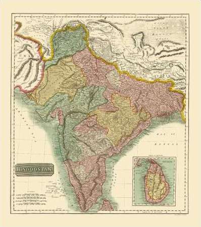 Hindostan British India 1814