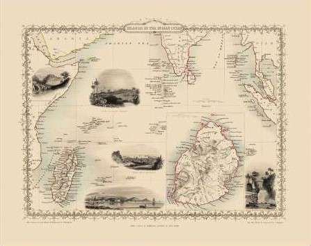 Indian Ocean Islands 1851