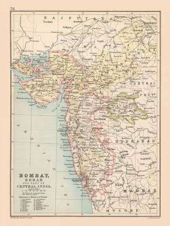 West Coast India 1892