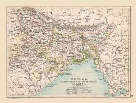 Bengal Region India 1892