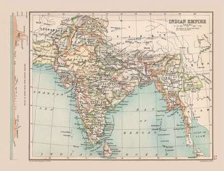 Indian Empire India Srilanka 1892