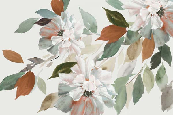 Autumn Blooms on Soft Canvas