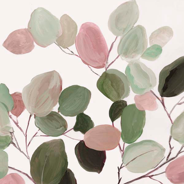 Delicate Pastel Botanical Harmony I