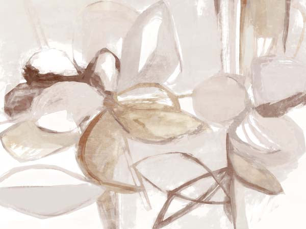 Abstract Floral in Soft Tones