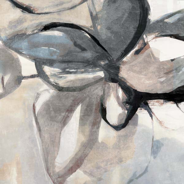 Gray Butterfly in Abstract Motion