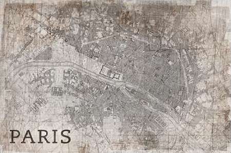 Map Paris White