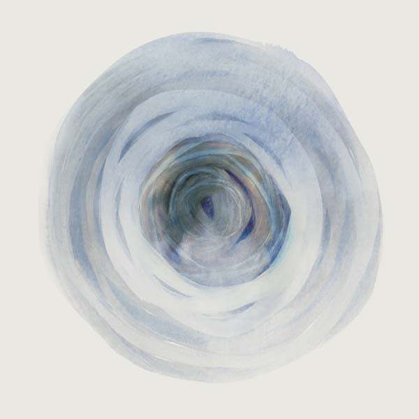 Swirling Tranquility in Blue Hues I
