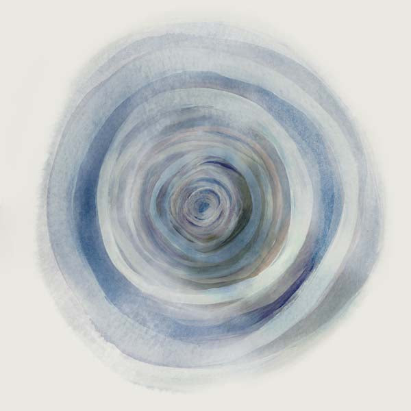 Swirling Tranquility in Blue Hues II