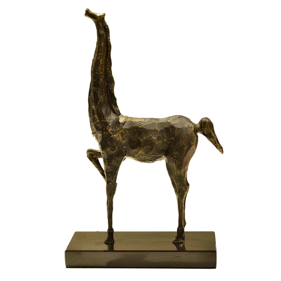 Black Giraffe Metal Showpiece - Large