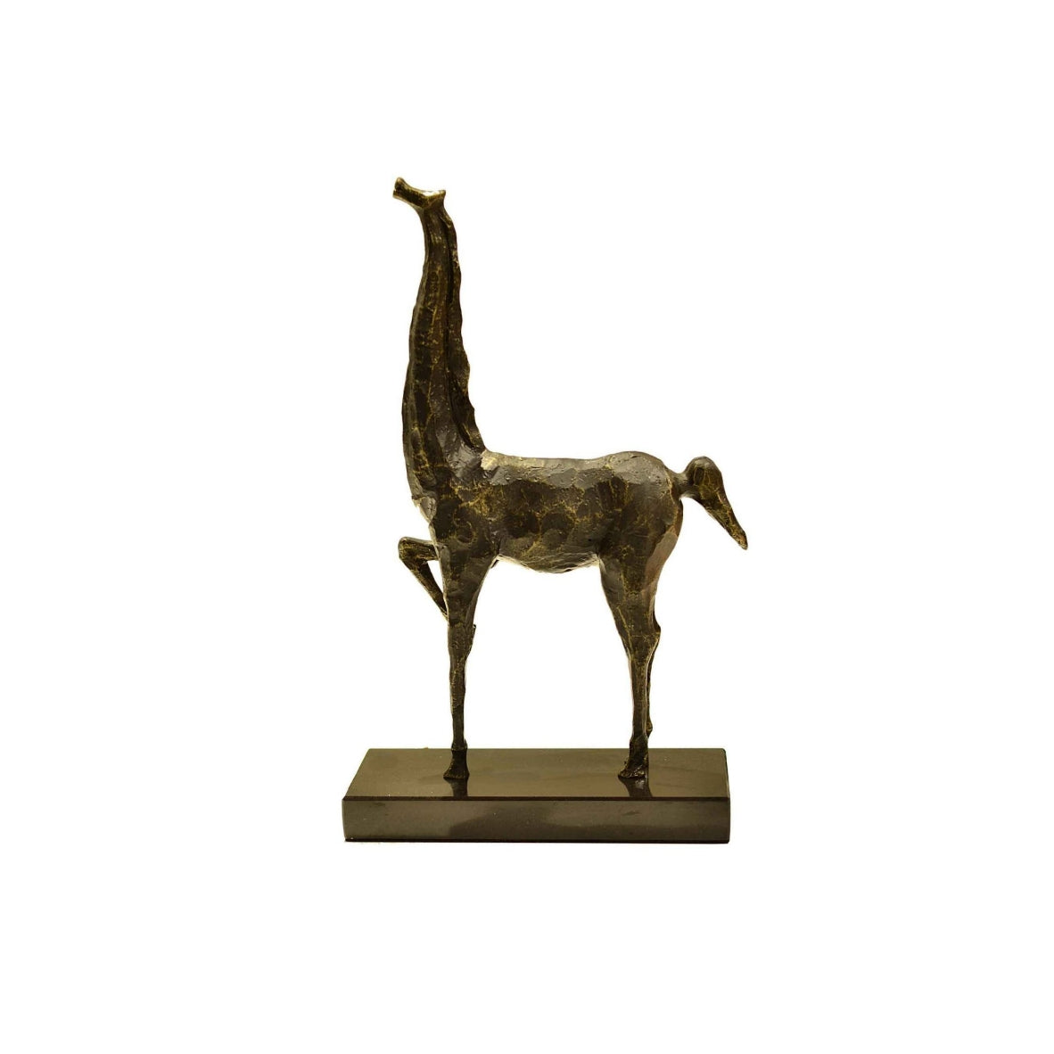 Black Giraffe Metal Showpiece - Small