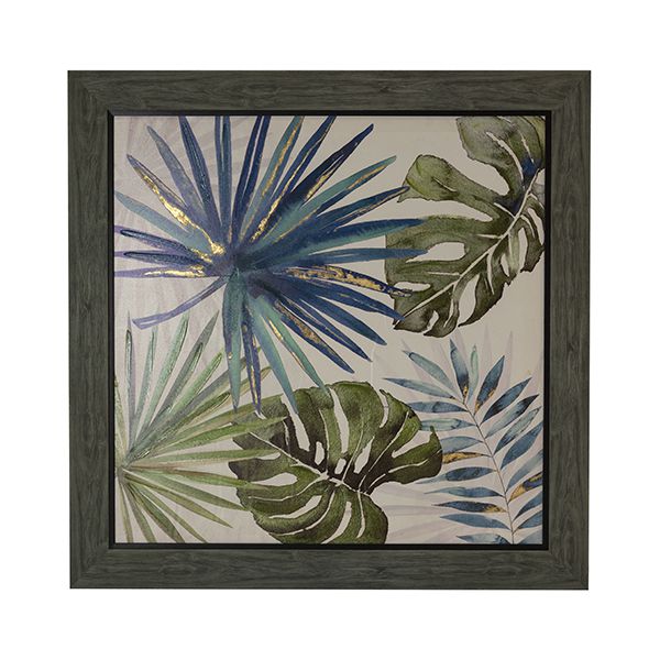 Blue & Green Leaves 1