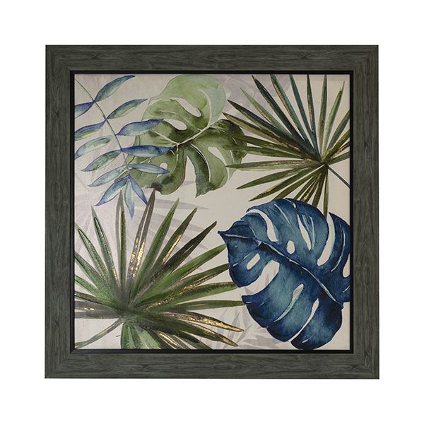 Blue & Green Leaves 2