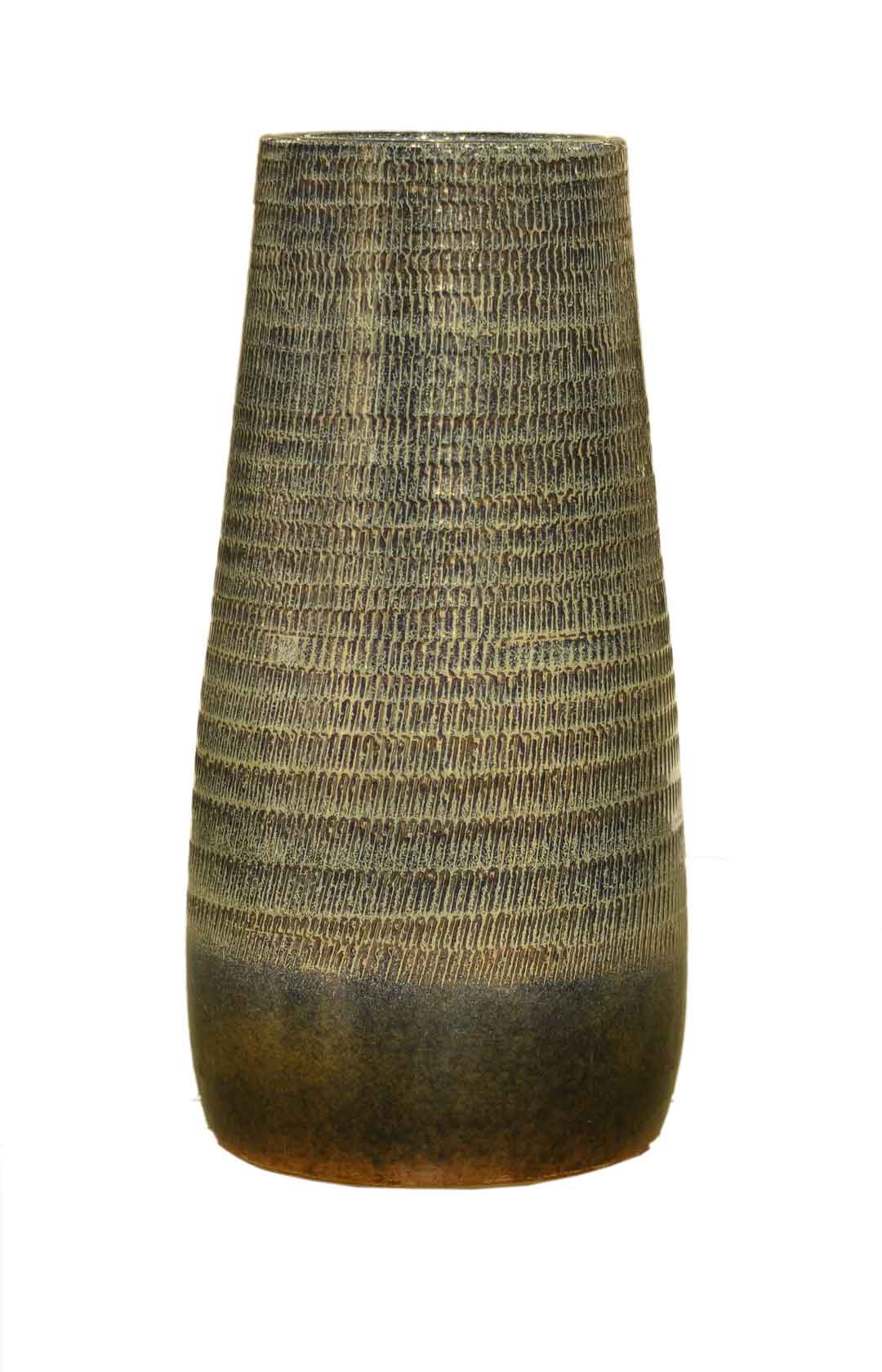 Blueish Textured Floor Vase