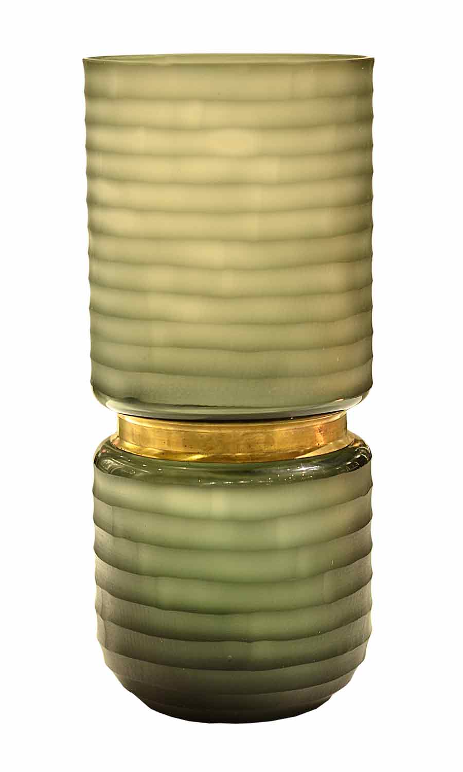 Brick Pattern Modern Glass Vase