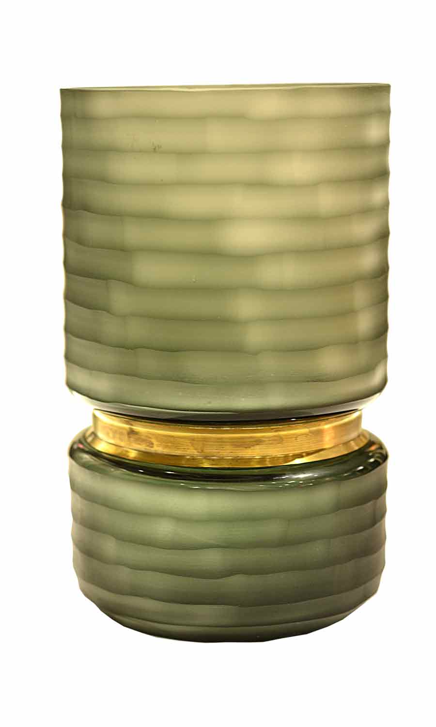 Brick Pattern Modern Glass Vase