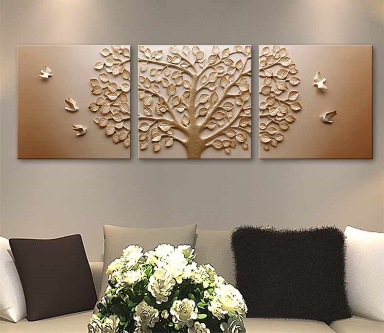 Brown Tree 3D Wall Art