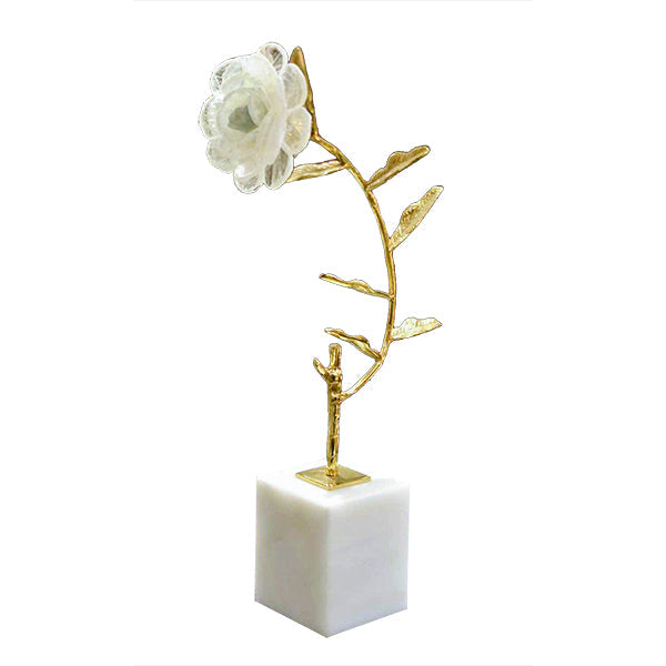 Crystal Rose Showpiece Set
