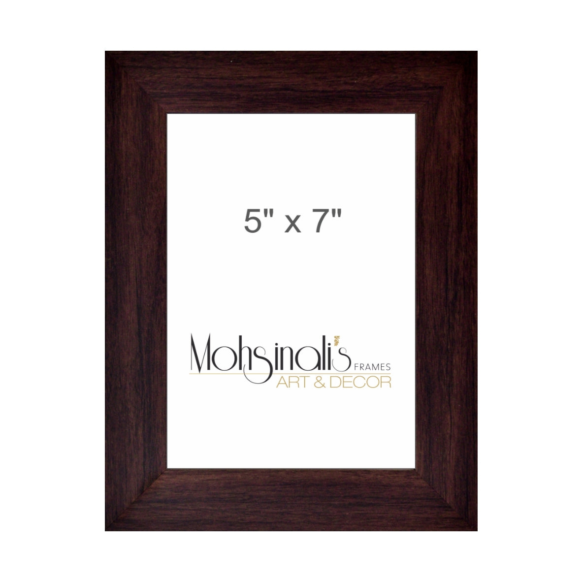 Dark Wood Table Photoframe