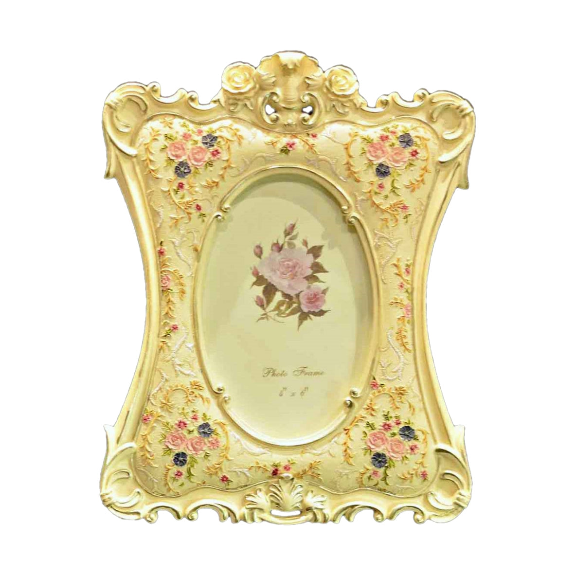 Designer Table Photoframe - Off White