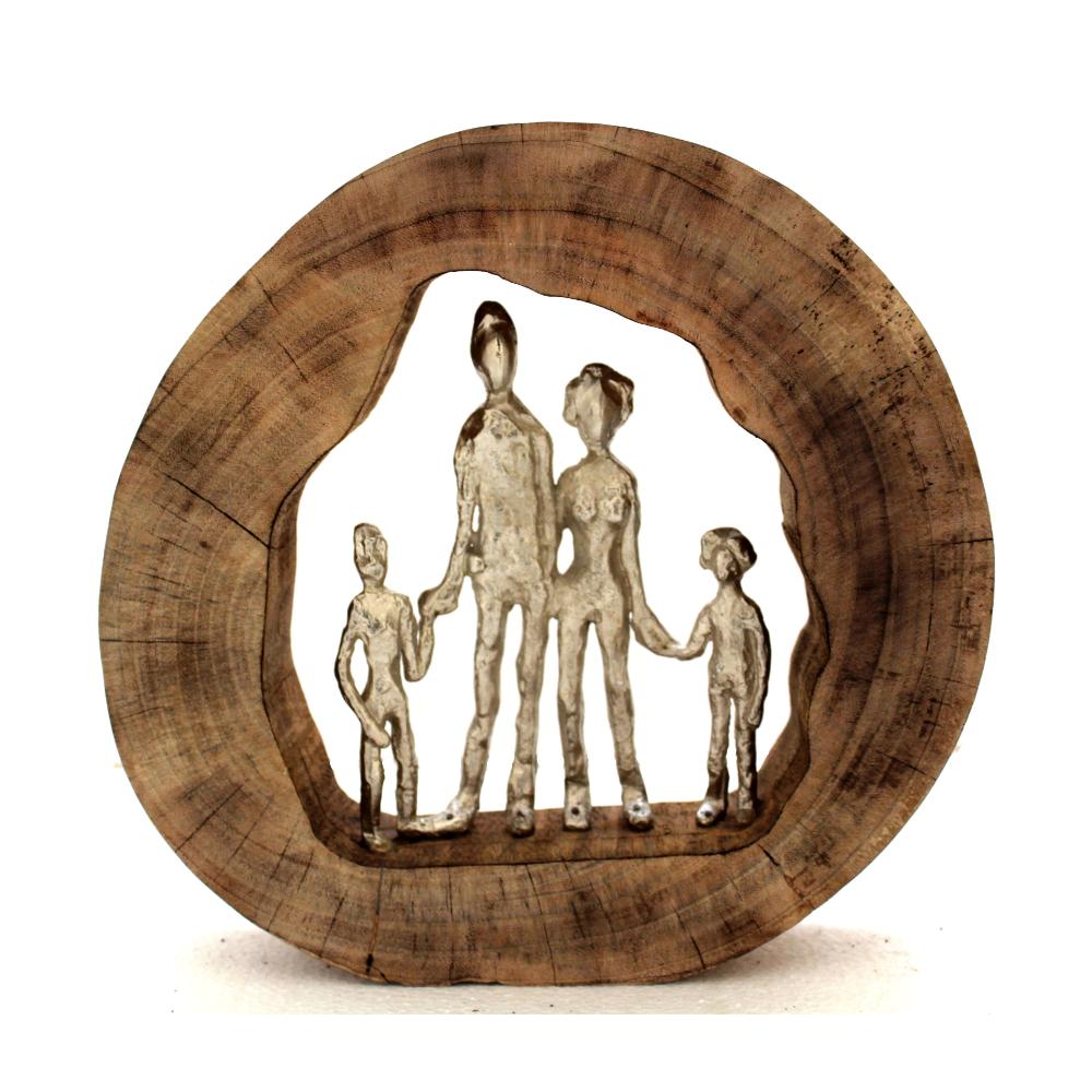 Family in Log