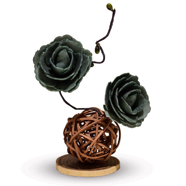 Floral Décor Piece - D.Green