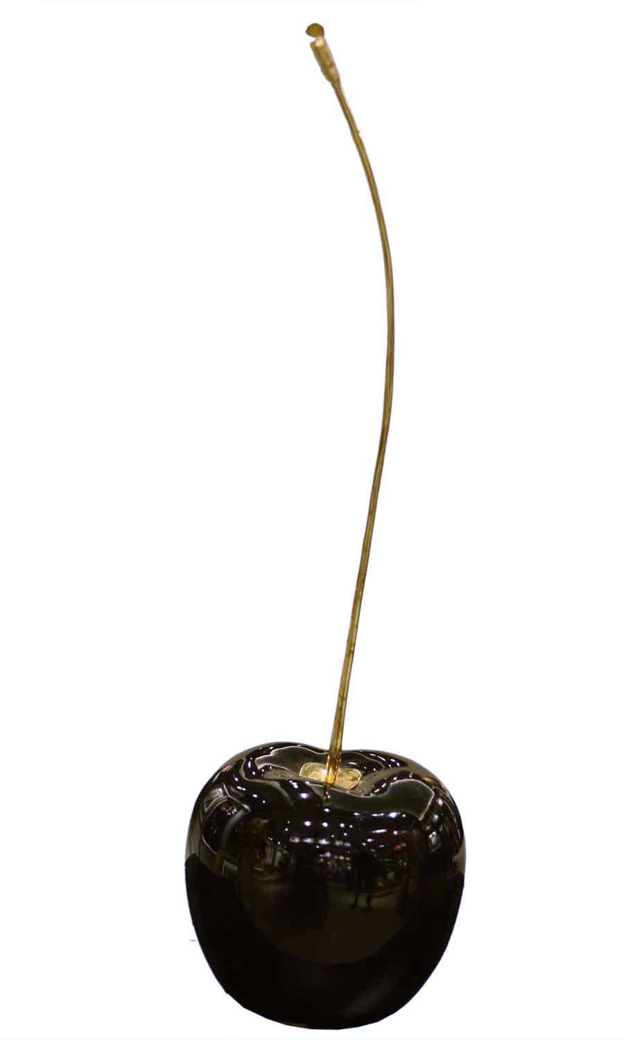 Glossy Black Cherry with Golden Stick Set