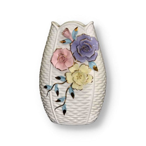 Glossy Decorated Floral Vase