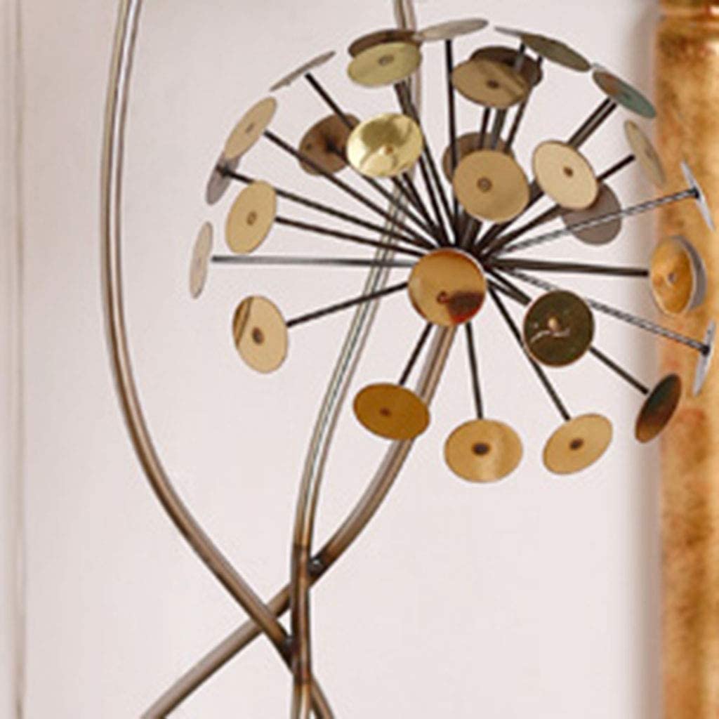 Golden Floral Sculpture