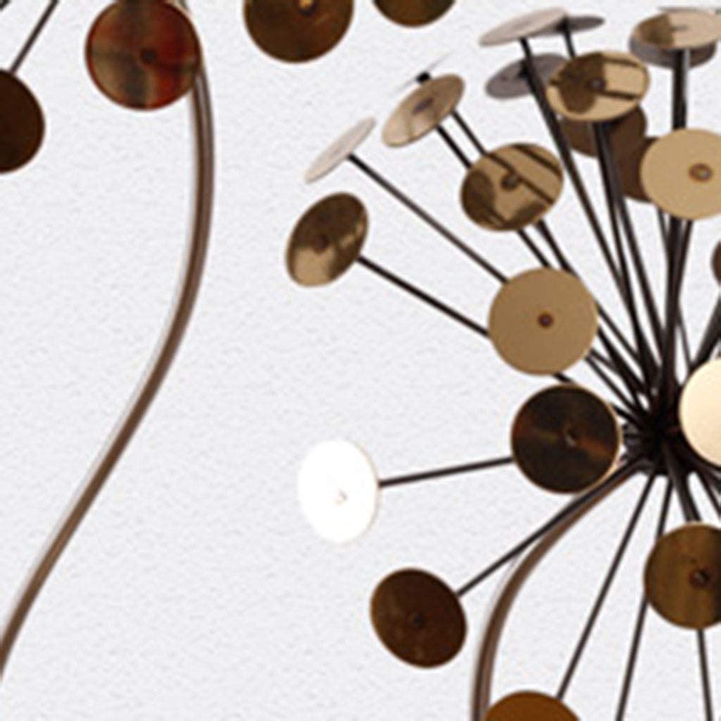 Golden Floral Sculpture