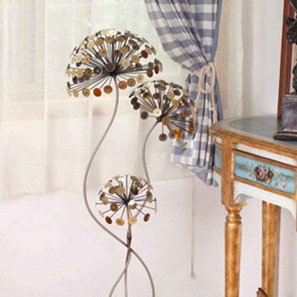 Golden Floral Sculpture