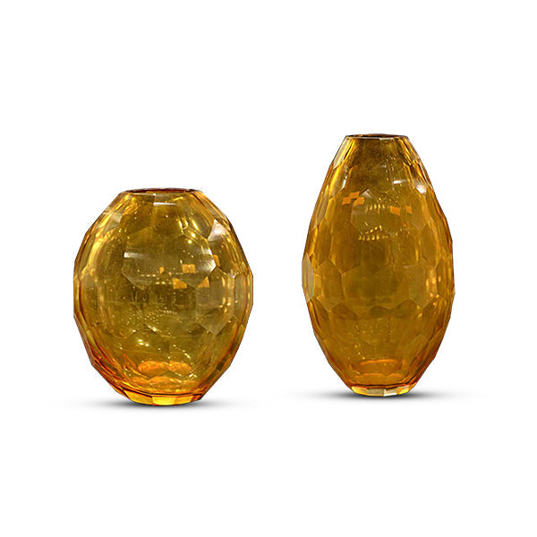 Golden Glass Vase
