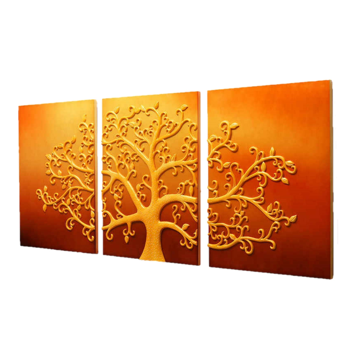 Golden Tree 3D Wall Art