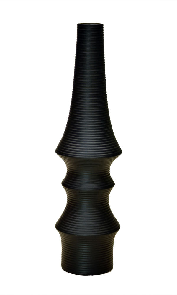 Handcrafted Designer Vase - Black