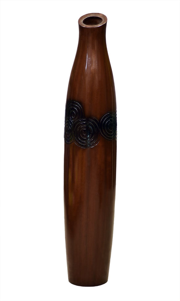 Handcrafted Designer Vase - Brown