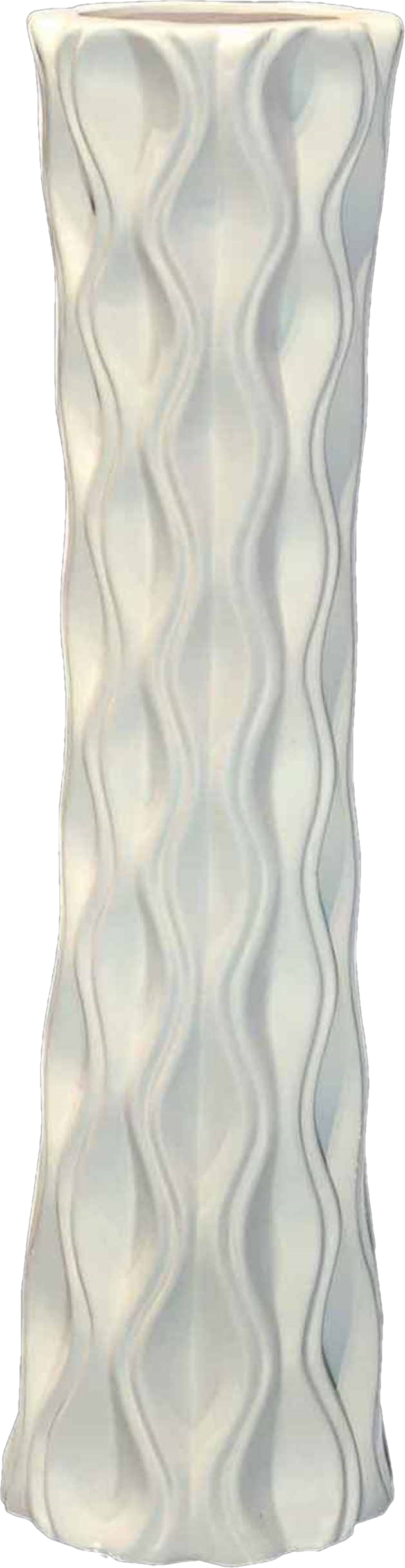 Handcrafted Designer Vase - White