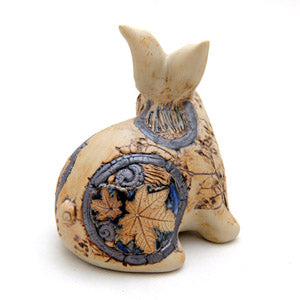 Handcrafted Tenmoku Rabbit Showpiece