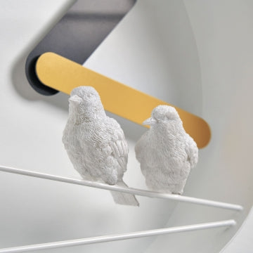 Haoshi Sparrow X Round Clock - Yellow