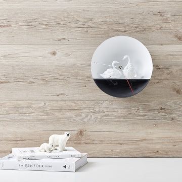 Haoshi Waterbird X Clock - Swan02