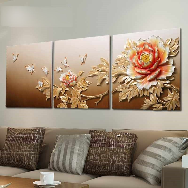 Rose Floral 3D Wall Art