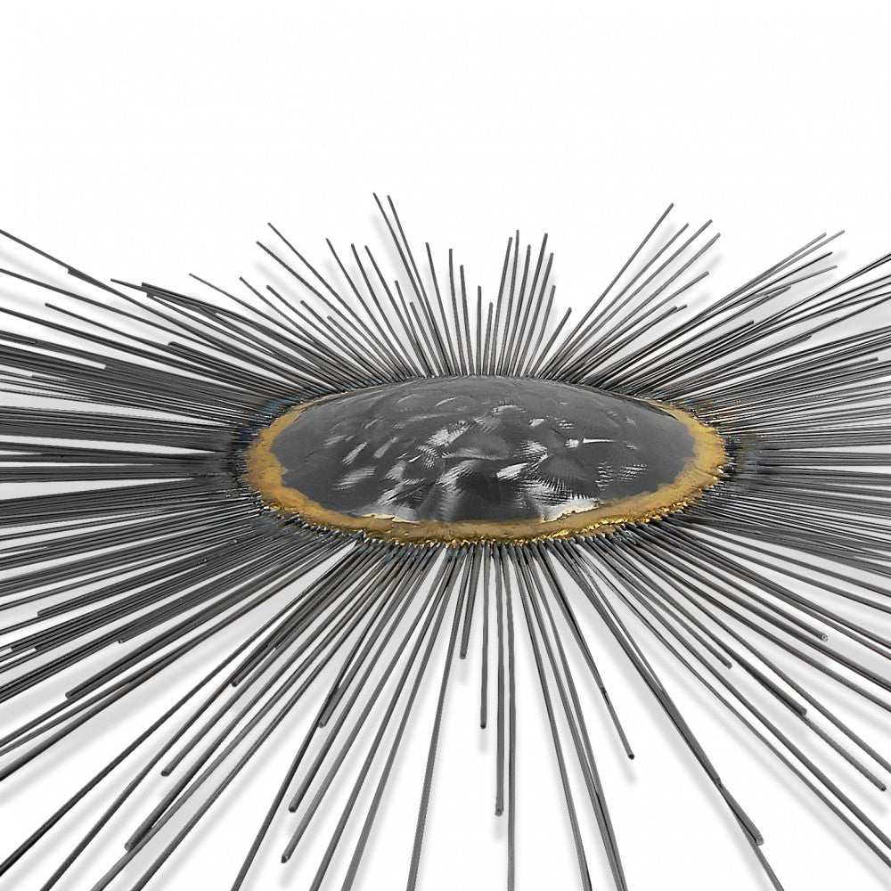 Silver Sun Metal Art